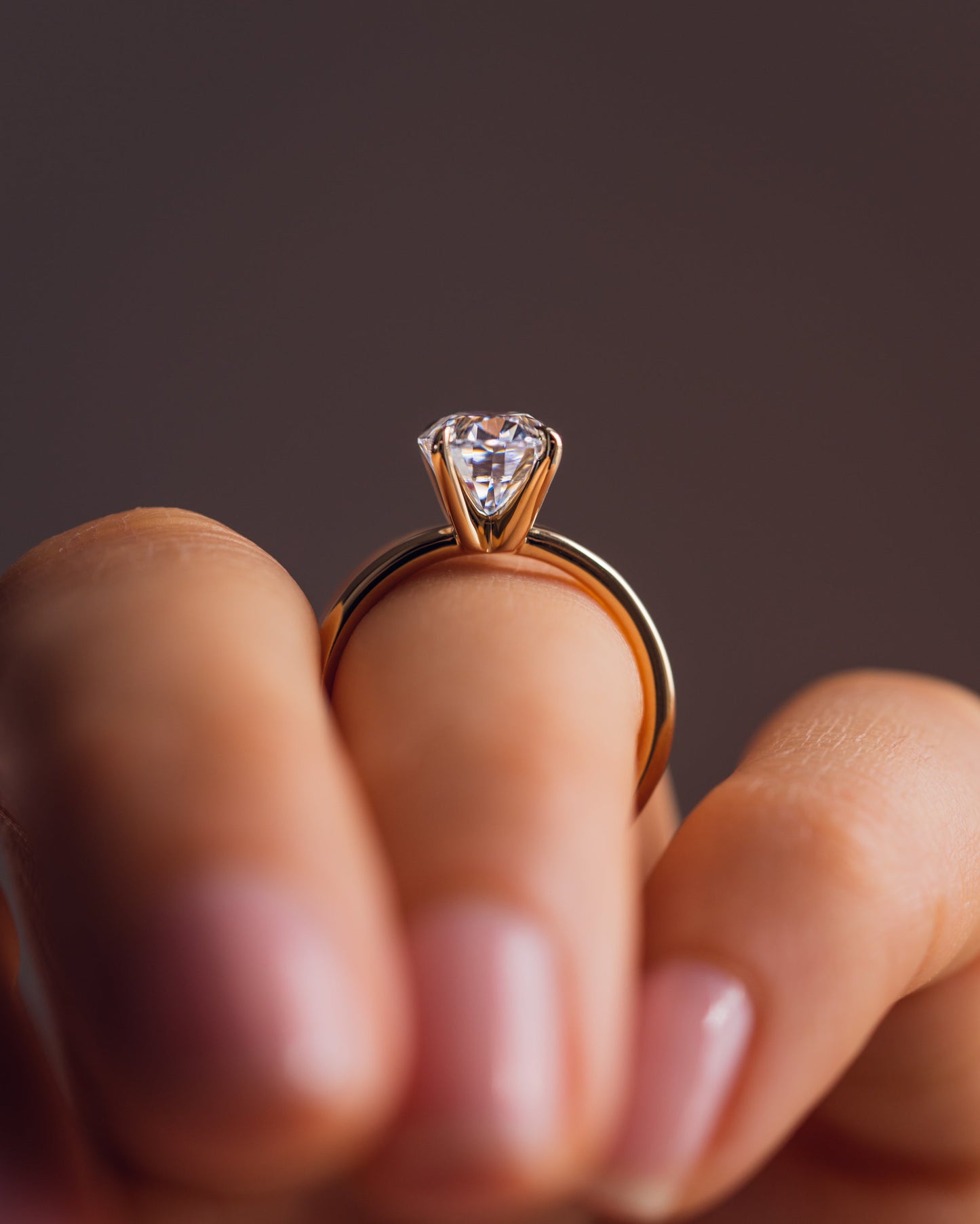 1.91 CT Oval Cut Solitaire Moissanite Engagement Ring