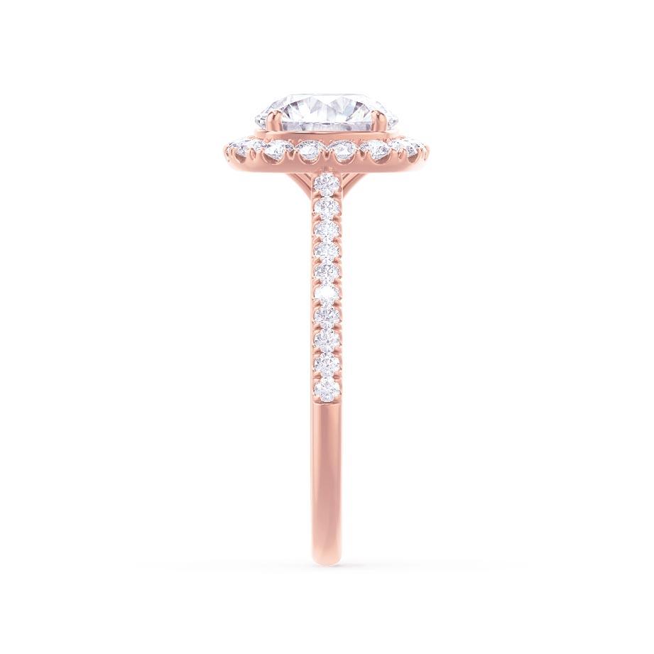 2.30 CT Elongated Cushion Shaped Moissanite Halo Style Engagement Ring