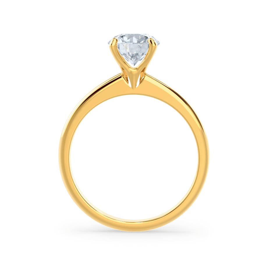 1.2 CT Round Solitaire Lab Grown Diamond Engagement Ring