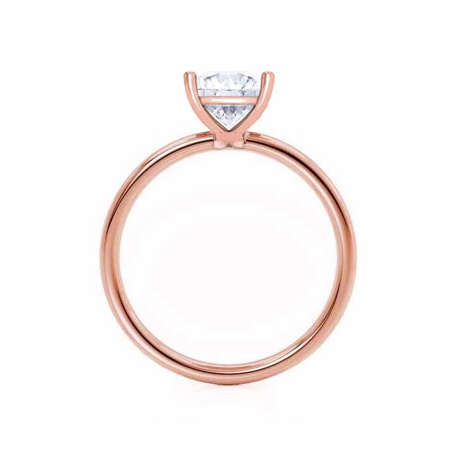 1.50 CT Princess Shaped Moissanite Solitaire Engagement Ring