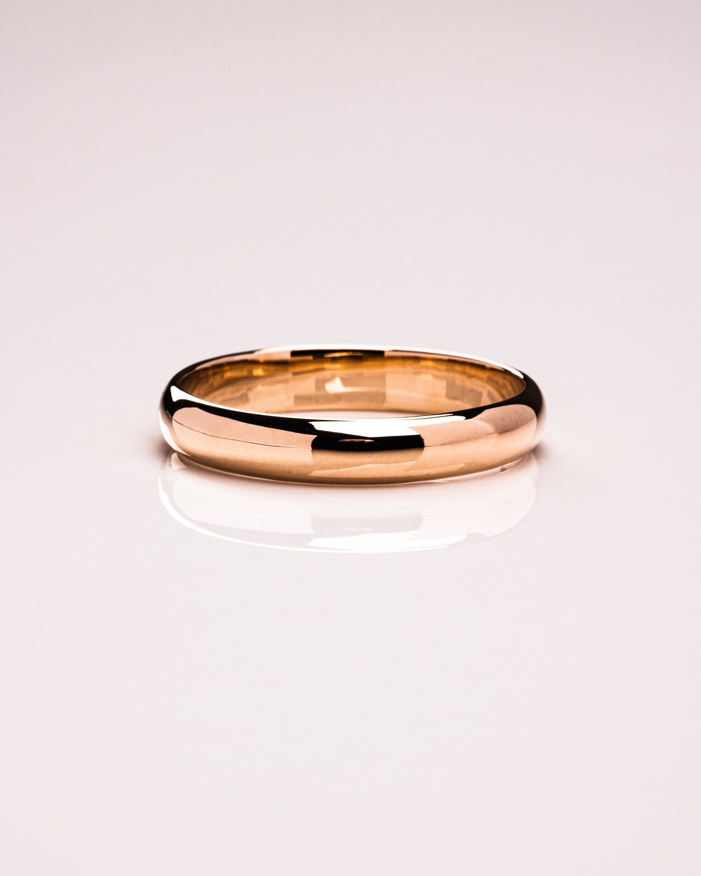 Polished Finish Classic Men's Gold Wedding Band