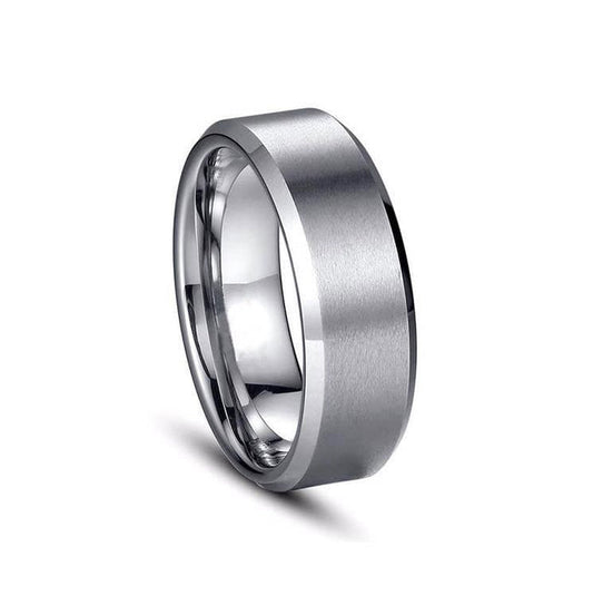 Brushed Finish Classic Wedding Band For Men