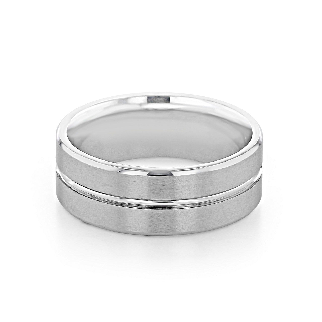 Men's Brushed Finish Classic Wedding Band