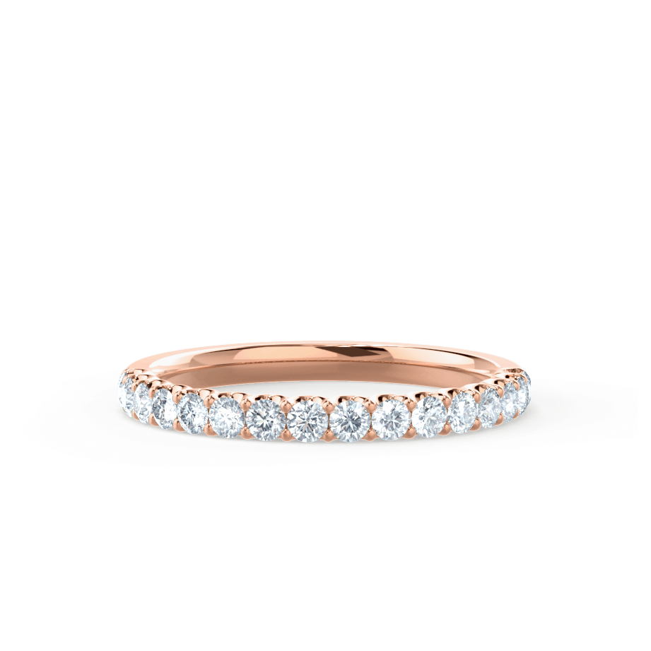 0.44 CT Round Shaped Moissanite Full Eternity Style Wedding Band