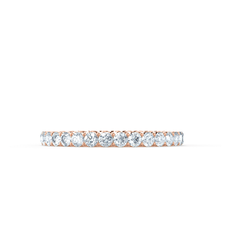 0.44 CT Round Shaped Moissanite Full Eternity Style Wedding Band