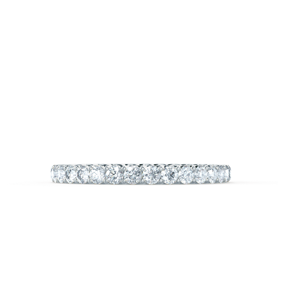 0.44 CT Round Shaped Moissanite Full Eternity Style Wedding Band