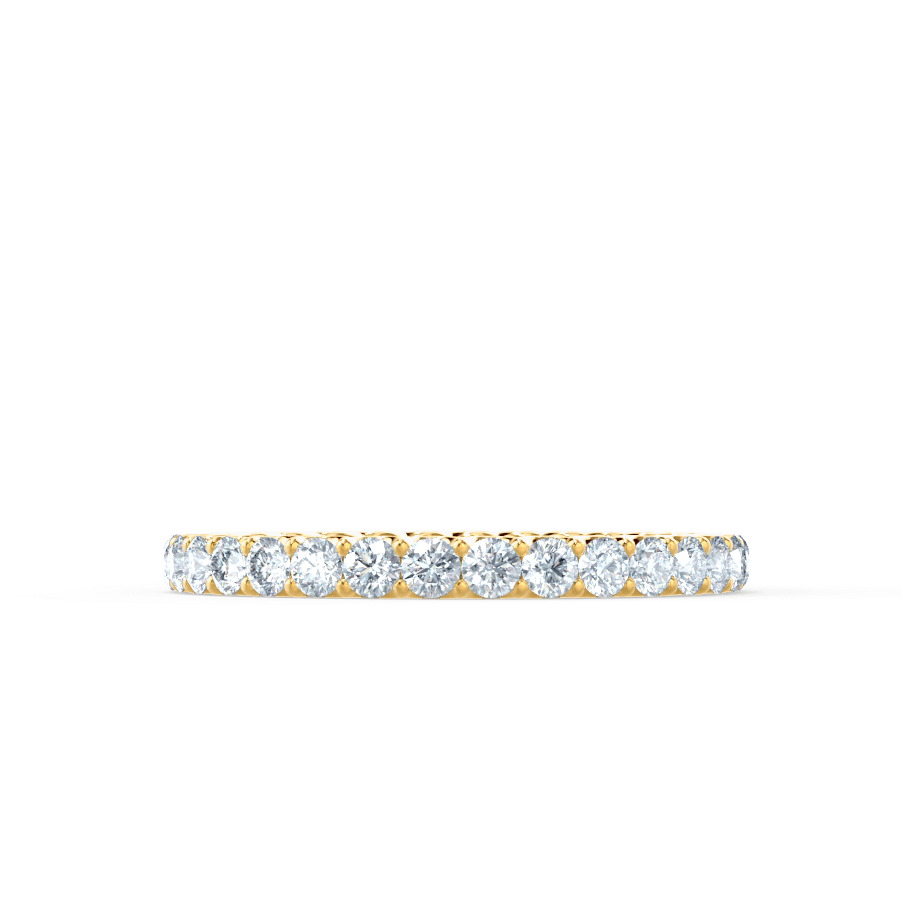 0.44 CT Round Shaped Moissanite Full Eternity Style Wedding Band
