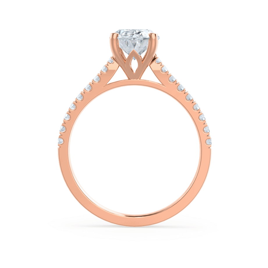 1.20 CT Round Shaped Moissanite Solitaire Style Engagement Ring