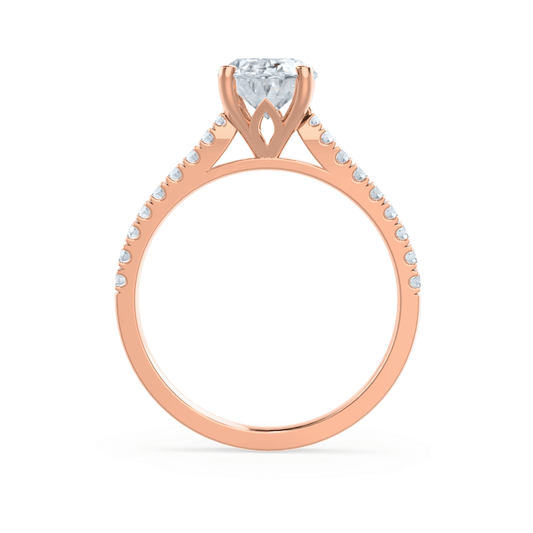 1.20 CT Round Shaped Moissanite Solitaire Style Engagement Ring