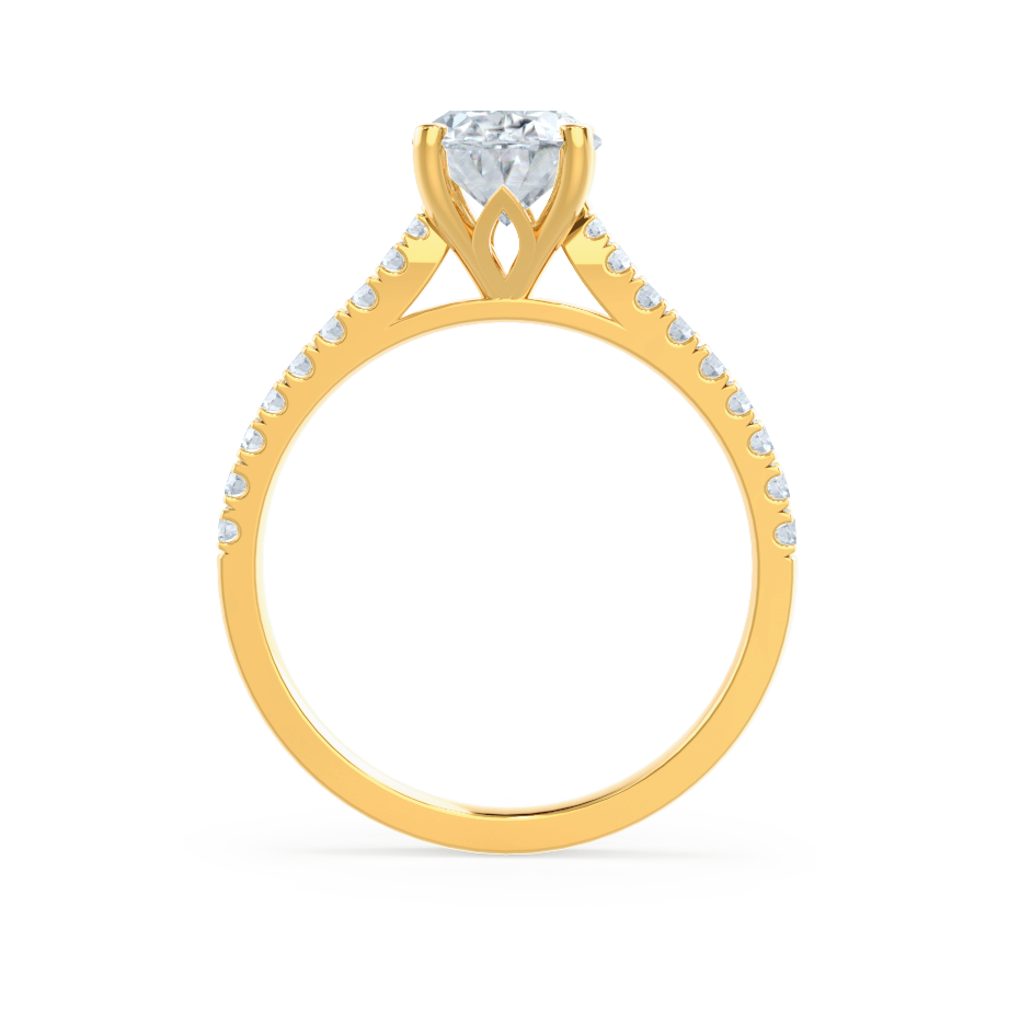 1.20 CT Round Shaped Moissanite Solitaire Engagement Ring