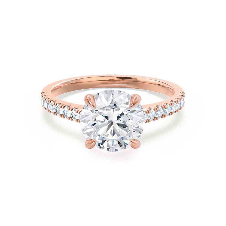 1.20 CT Round Shaped Moissanite Solitaire Style Engagement Ring