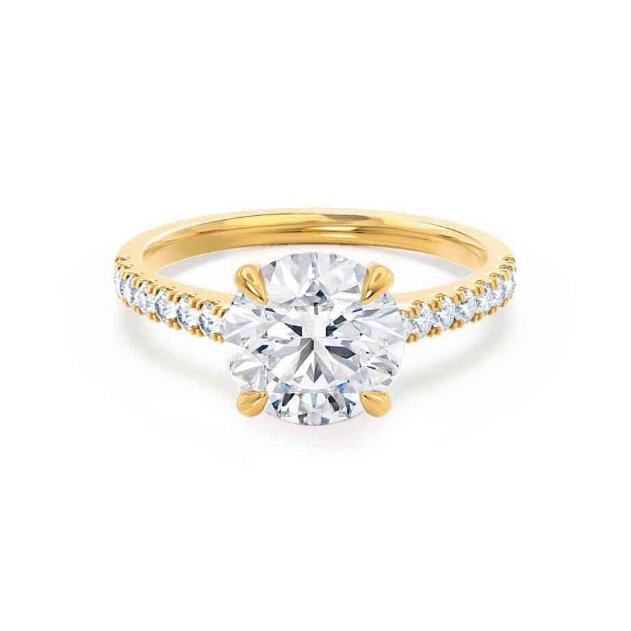 1.20 CT Round Shaped Moissanite Solitaire Engagement Ring