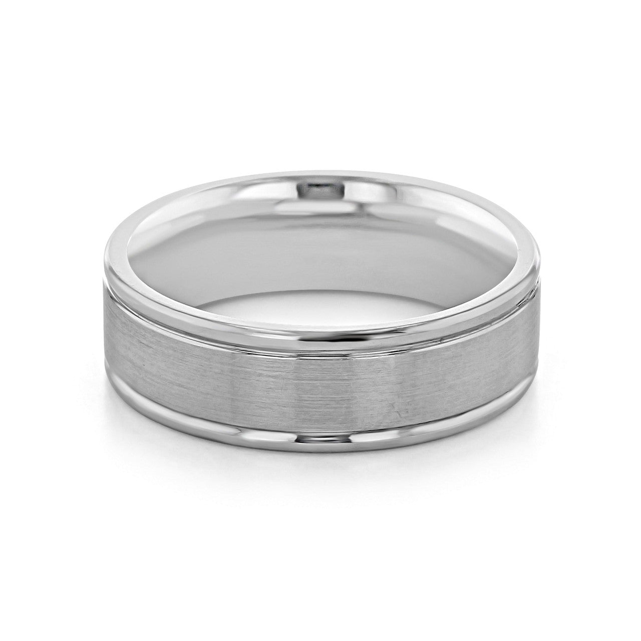 Men's Brushed Finish Classic Wedding Band