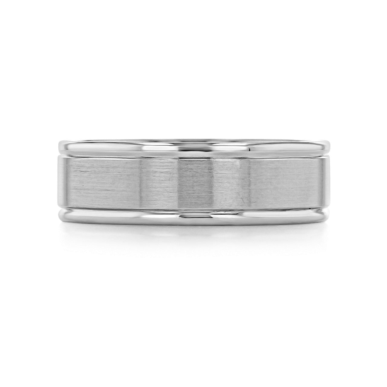 Men's Brushed Finish Classic Wedding Band