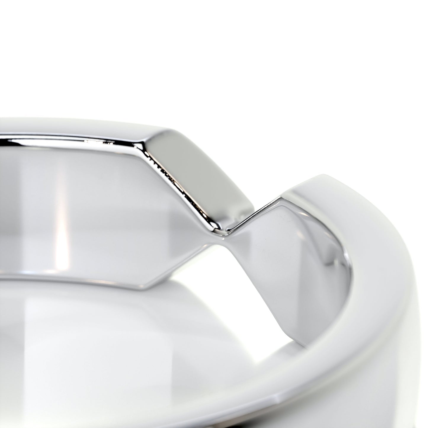 Polished Finish Classic Men's Wedding Band