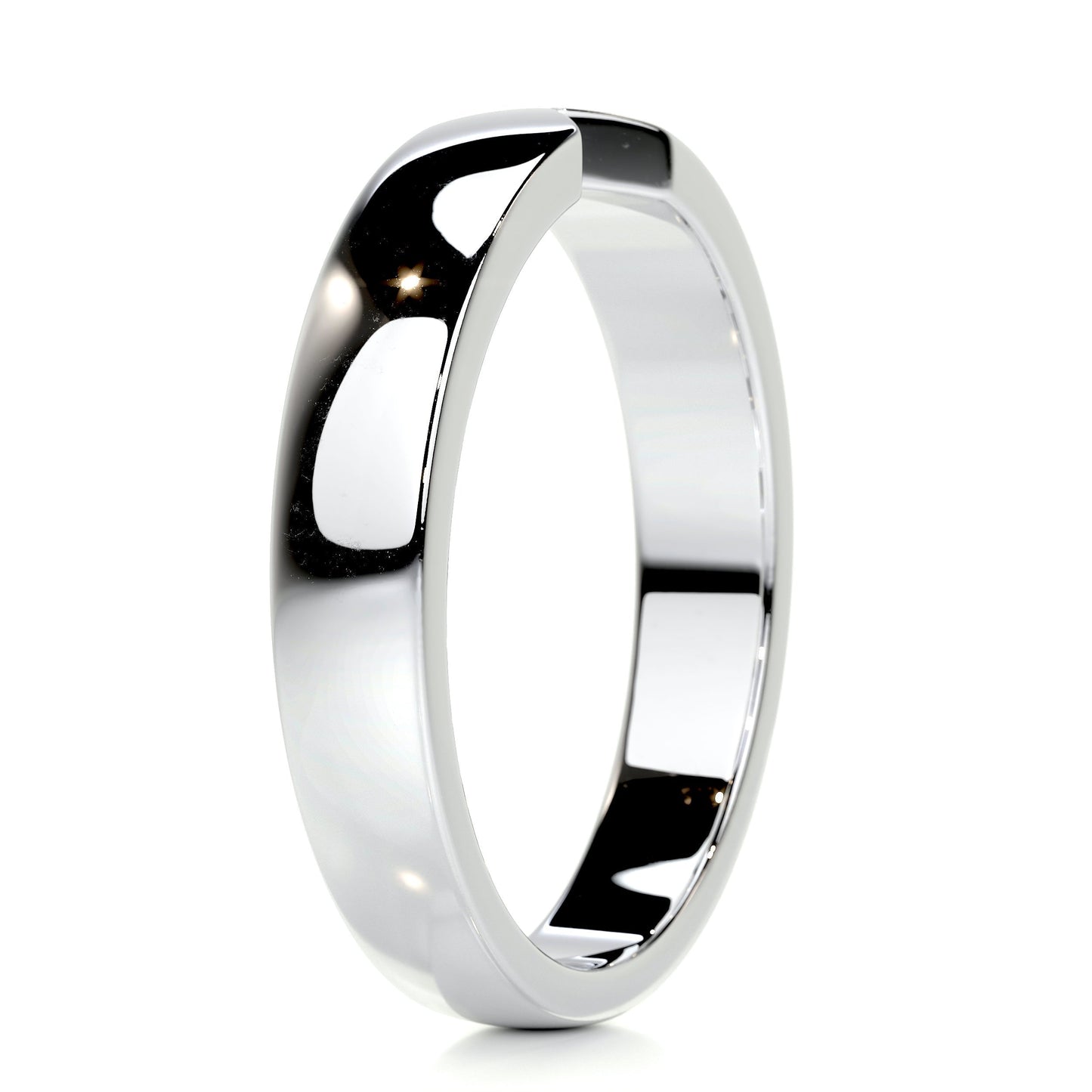 Polished Finish Classic Men's Wedding Band