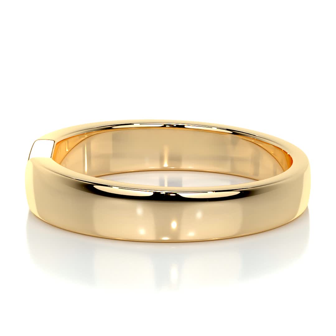 Polished Finish Classic Men's Wedding Band