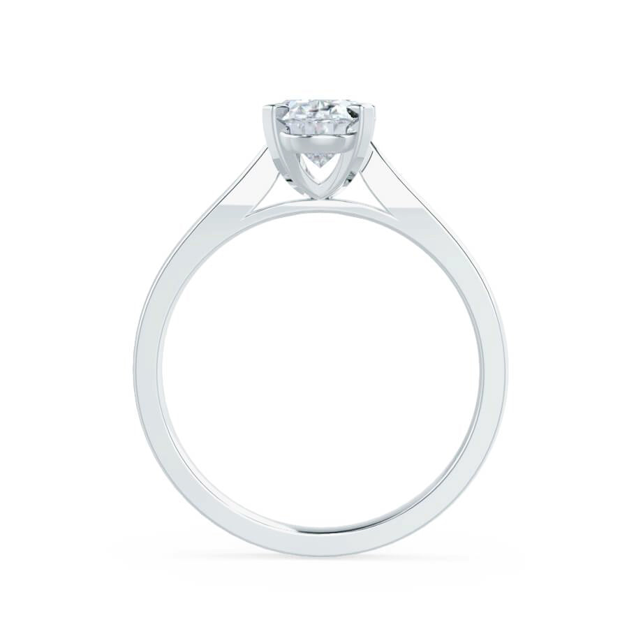 1.20 CT Round Shaped Solitaire Moissanite Engagement Ring